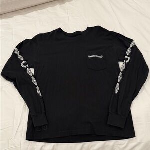 Chrome Hearts Black Long Sleeve Shirt